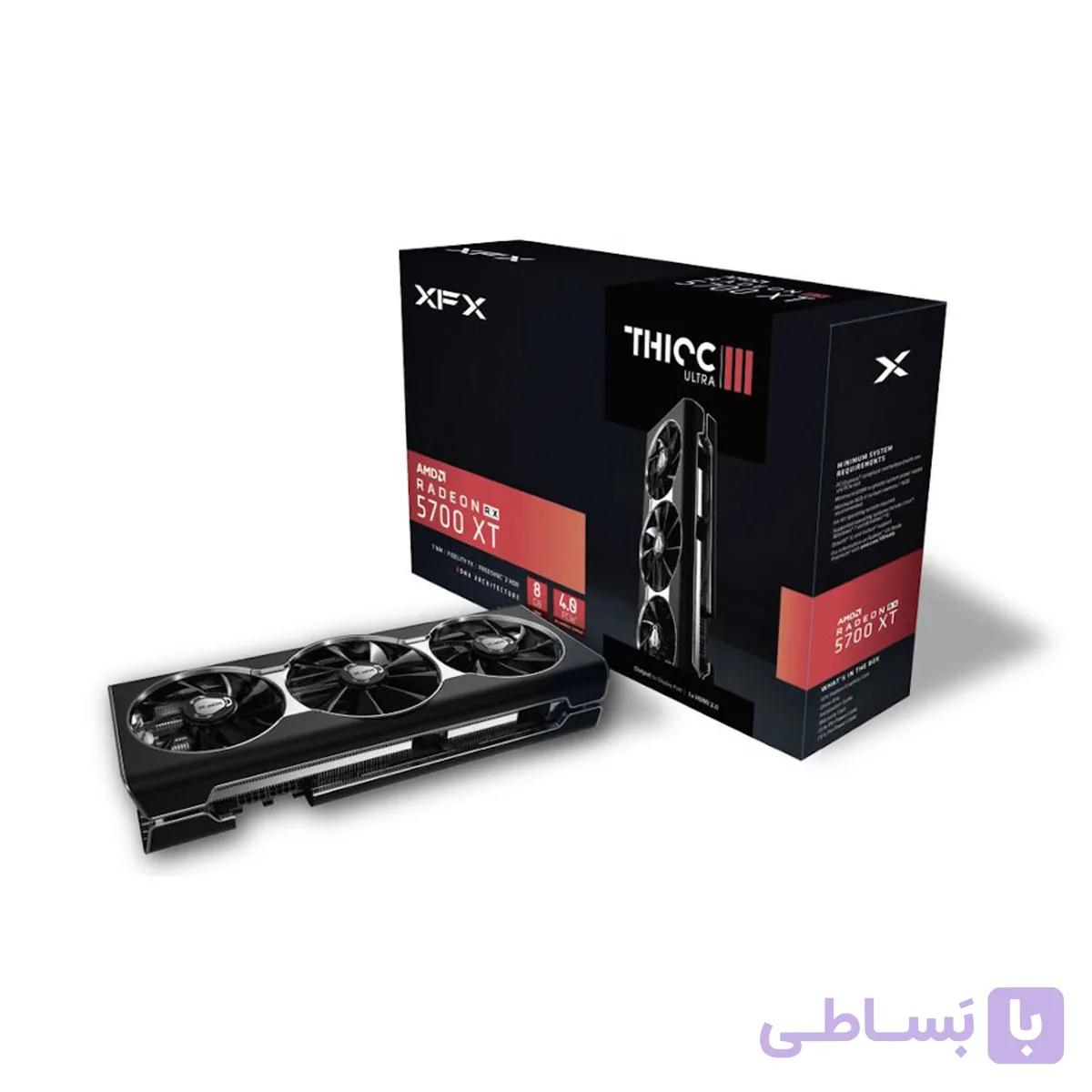کارت گرافیک XFX RX 5700 XT THICC III Ultra 8GB ( در حد نو ) — تصویر 1