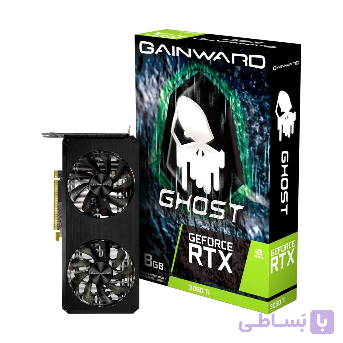 کارت گرافیک GAINWARD RTX 3060 Ti GHOST 8GB ( در حد نو ) با جعبه — تصویر 1