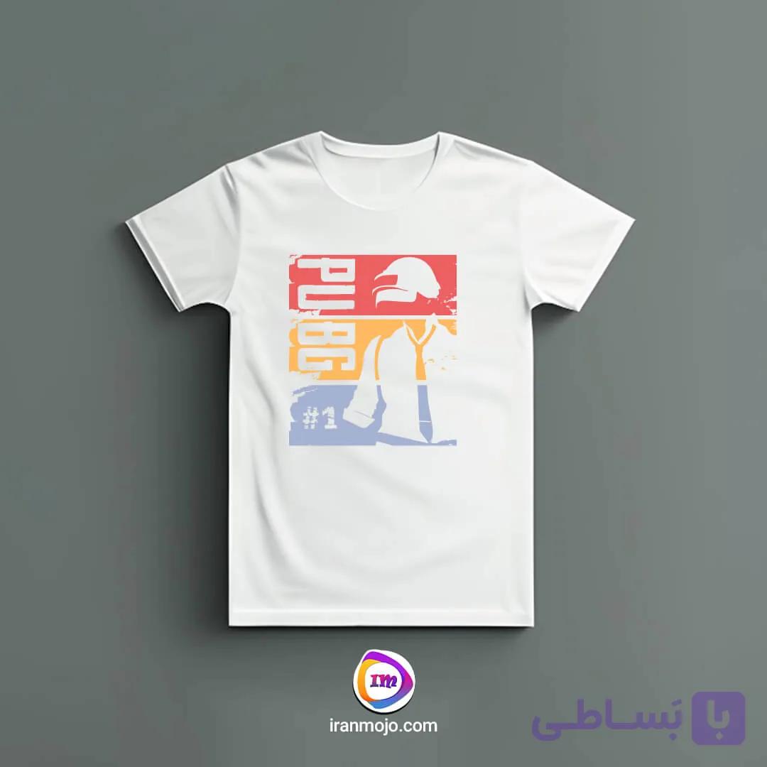 تیشرت با طرح کاراکتر پابجی