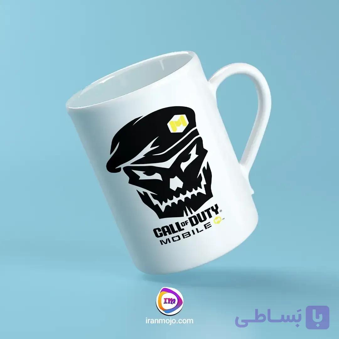 ماگ طرح دار گوست کالاف دیوتی موبایل