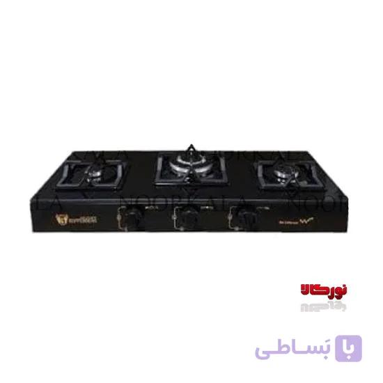 اجاق گاز رومیزی سه شعله ترموکوبل دار آتشگر مدل 1007B