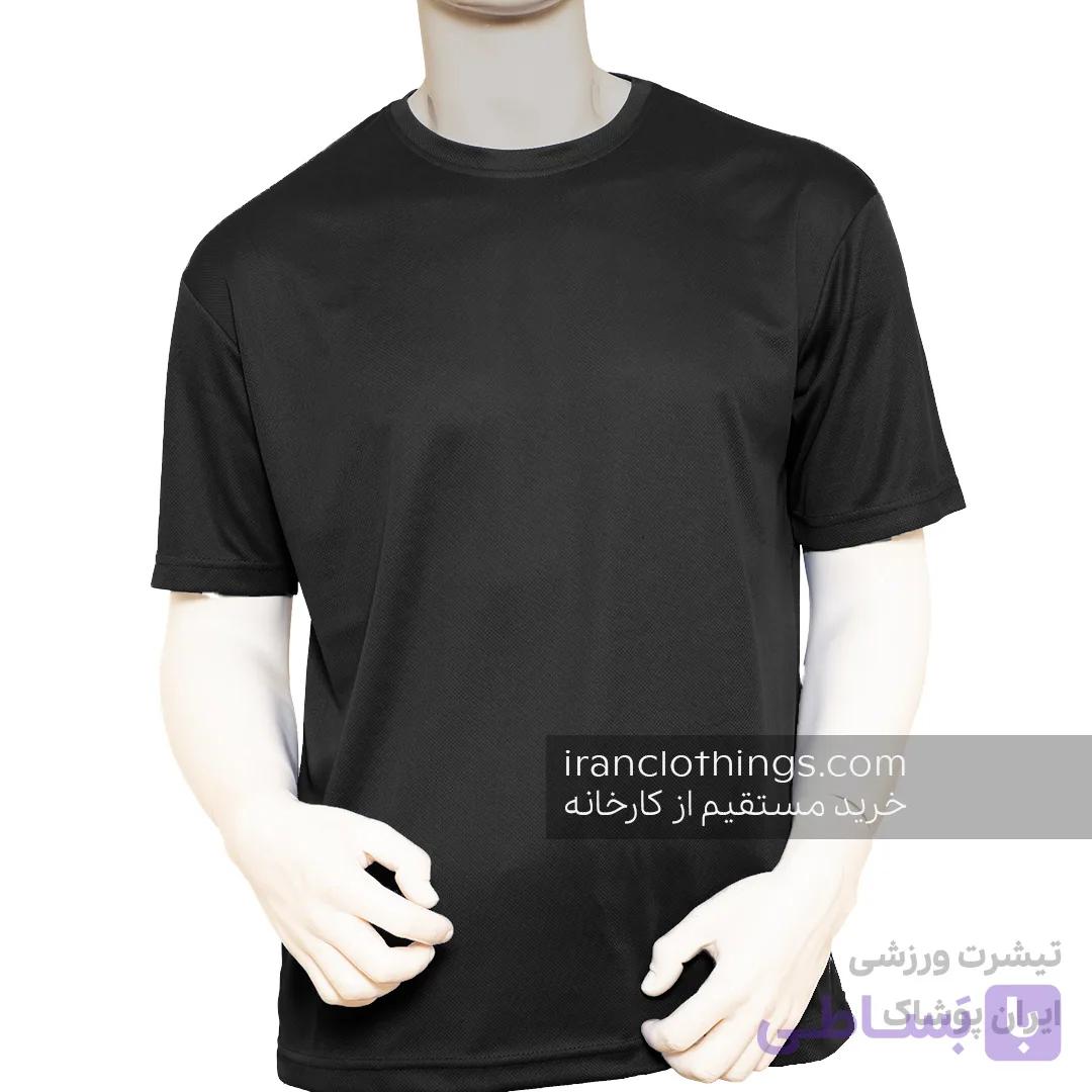 تیشرت ورزشی مشکی — تصویر 1
