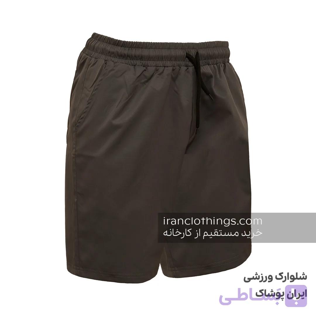 شلوارک ورزشی مردانه مشکی — تصویر 1