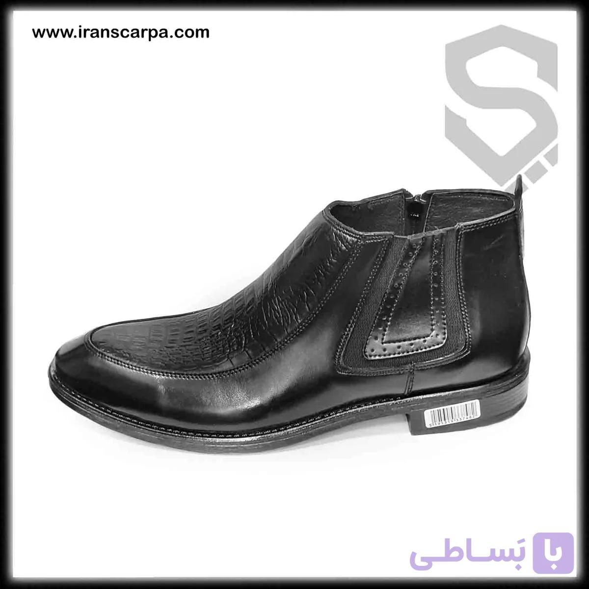 نیم بوت چرم مردانه مدل لیکامار2 — تصویر 1