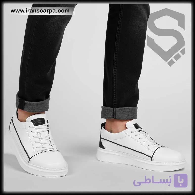 کفش چرم مردانه اسپرت مدل SH01 — تصویر 1
