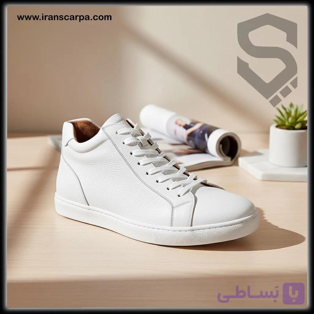 کفش سایز بزرگ چرم مدل رسلودو — تصویر 1