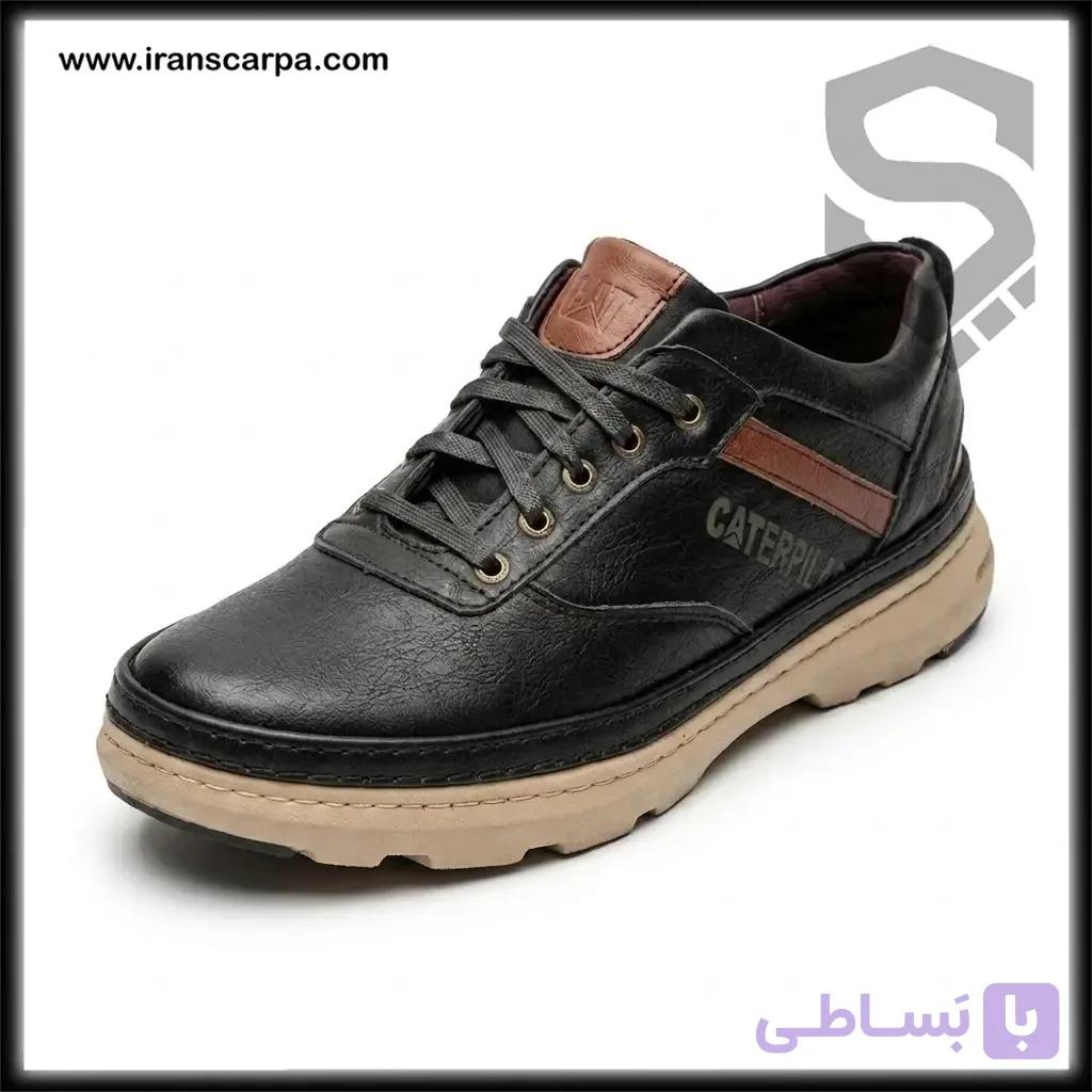 کفش چرم راحتی دور دوخت مدل دیبام — تصویر 1