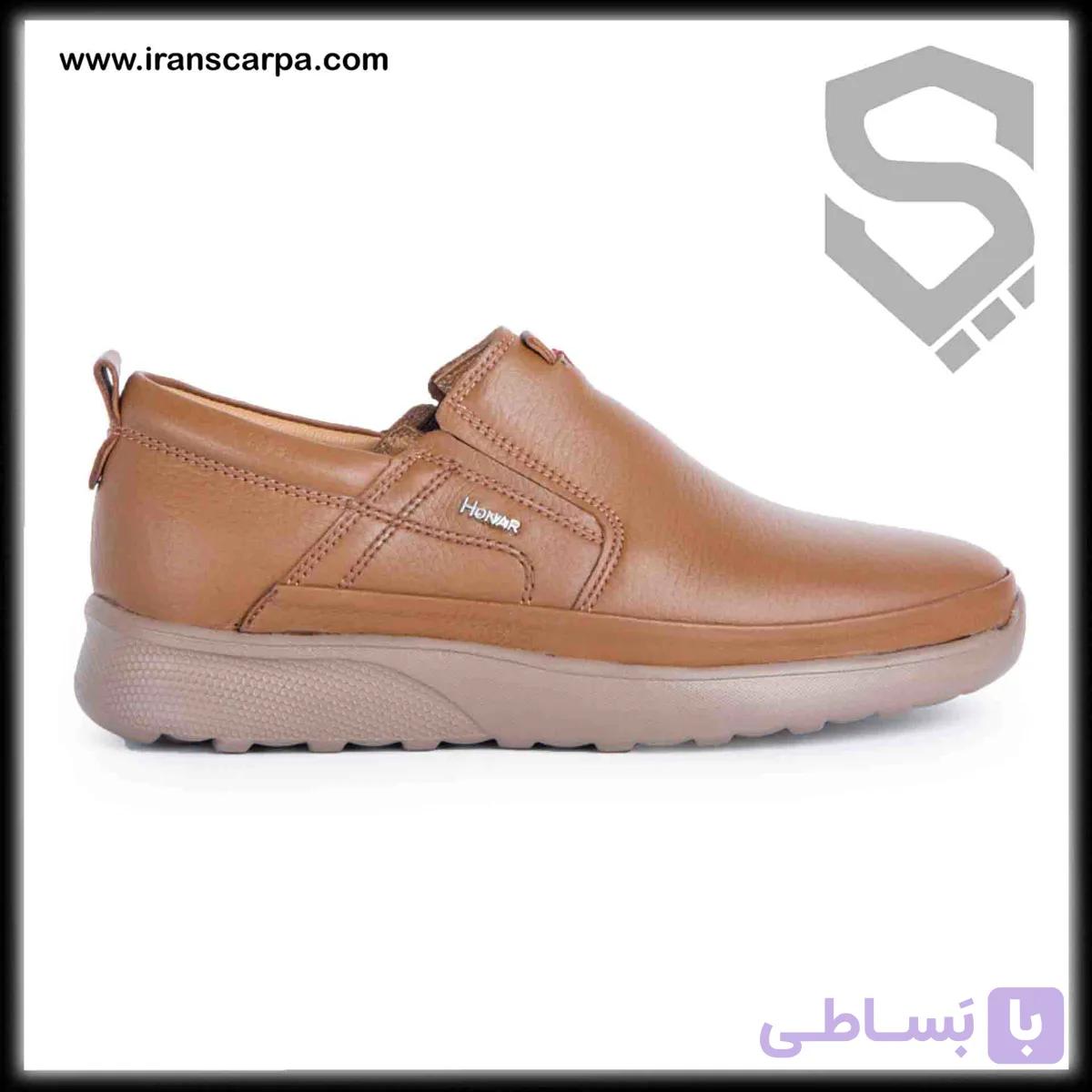 کفش چرم مردانه طبی مدل کالین2 — تصویر 1
