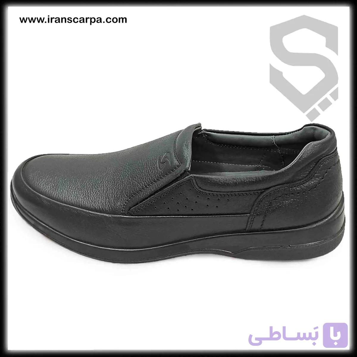 کفش چرم مردانه روزمره مدل رینو — تصویر 1