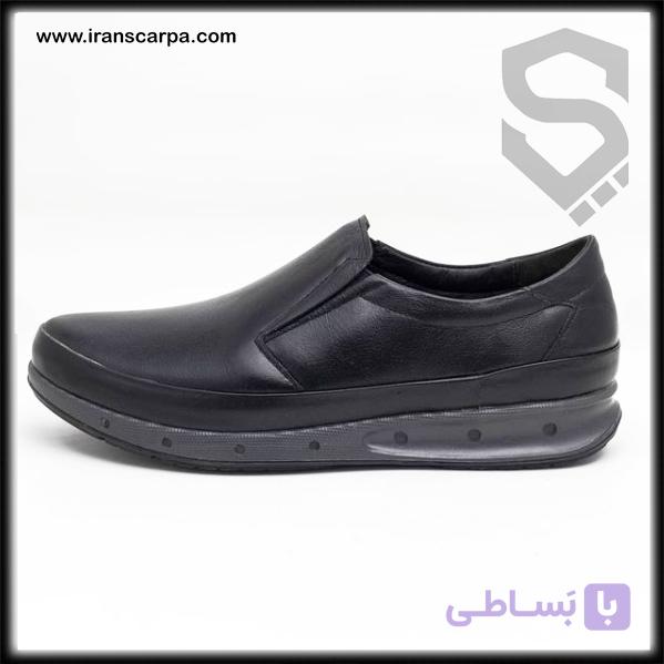 کفش چرم طبی مردانه مدل s21 — تصویر 1