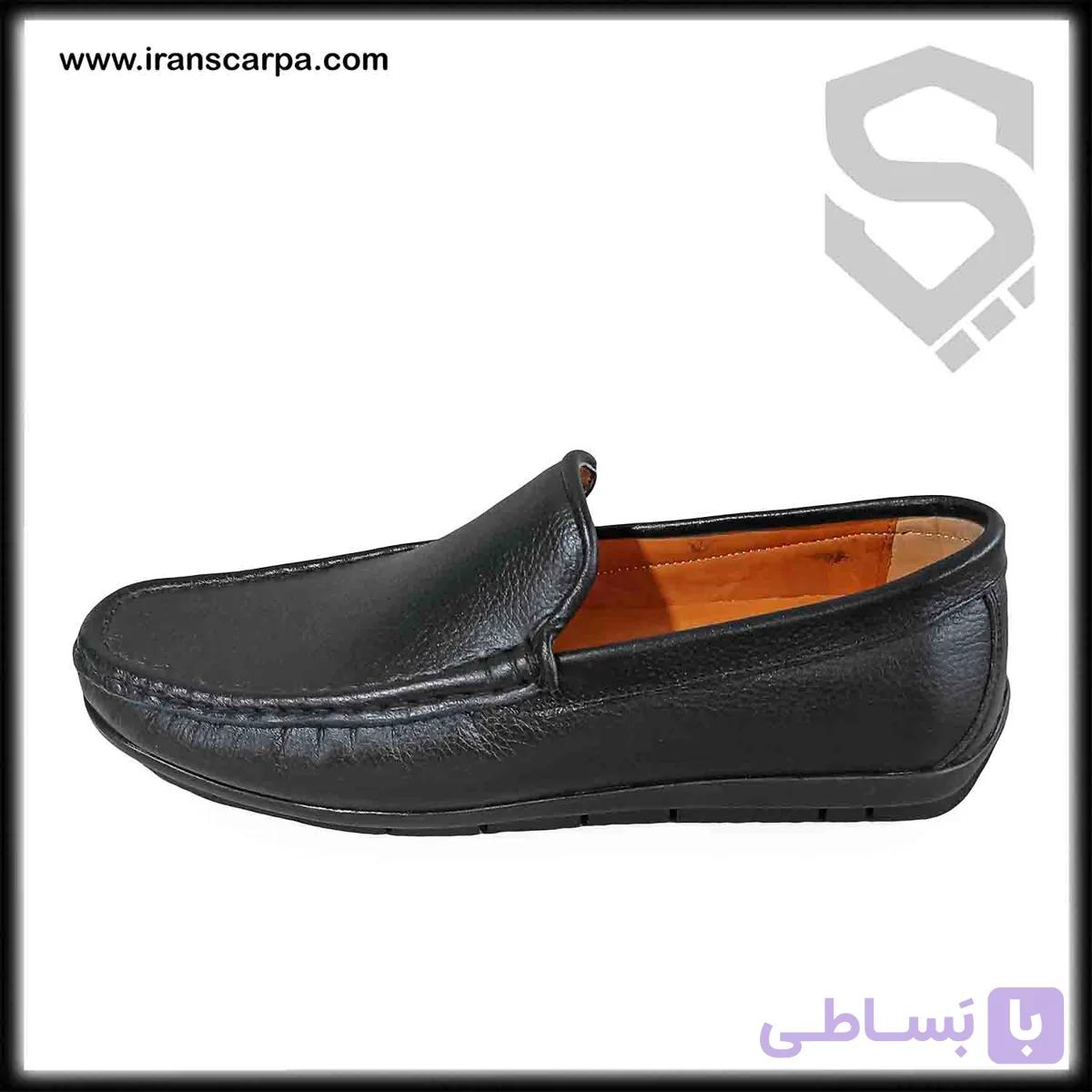 کفش چرم مردانه کالج مدل ADN27 — تصویر 1