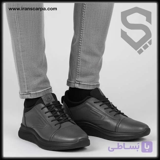 کفش چرم مردانه اسپرت مدل آسترا — تصویر 1