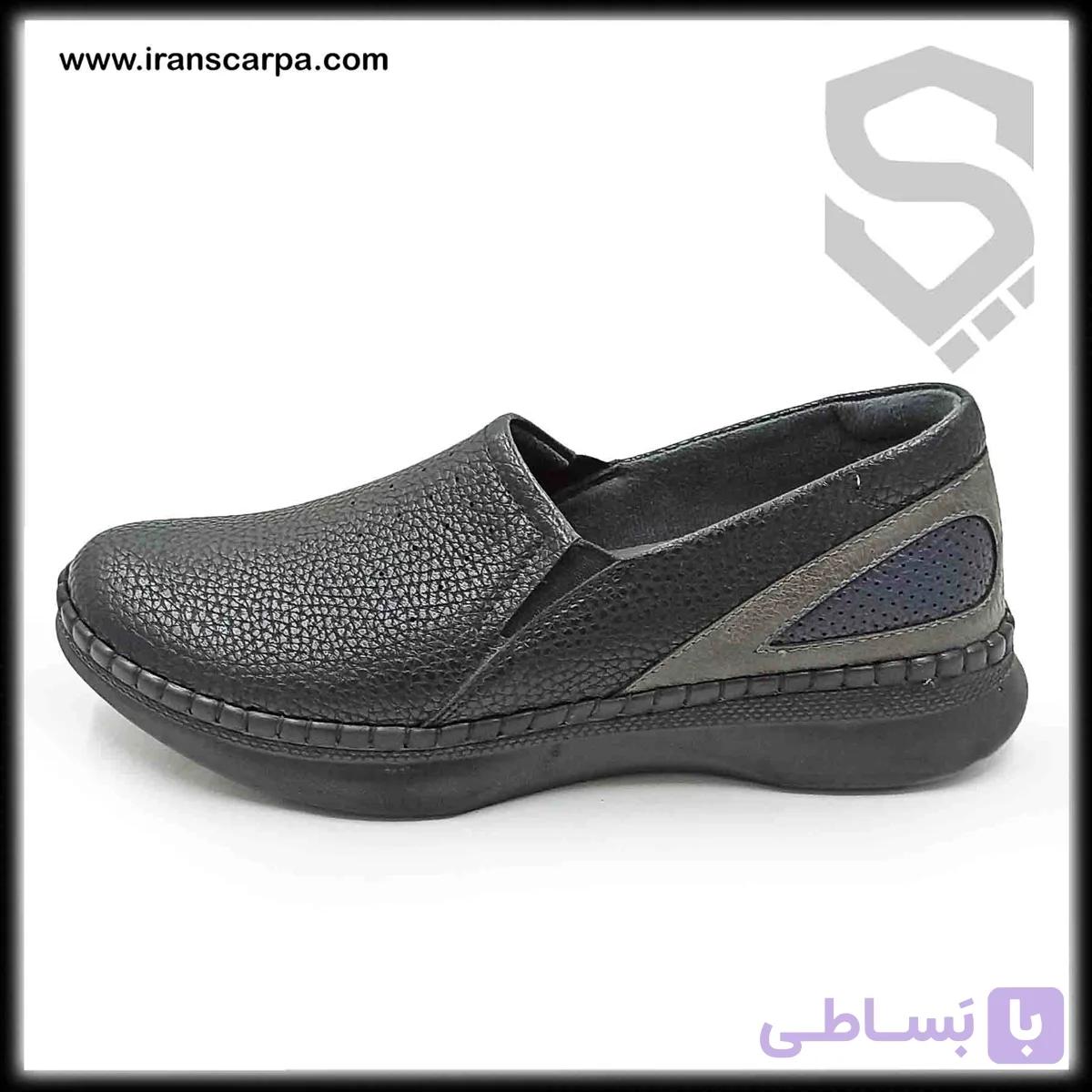 کفش چرم طبی زنانه مدل بهکا — تصویر 1