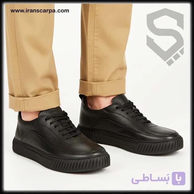کفش چرم مردانه اسپرت مدل SH03 — تصویر 1