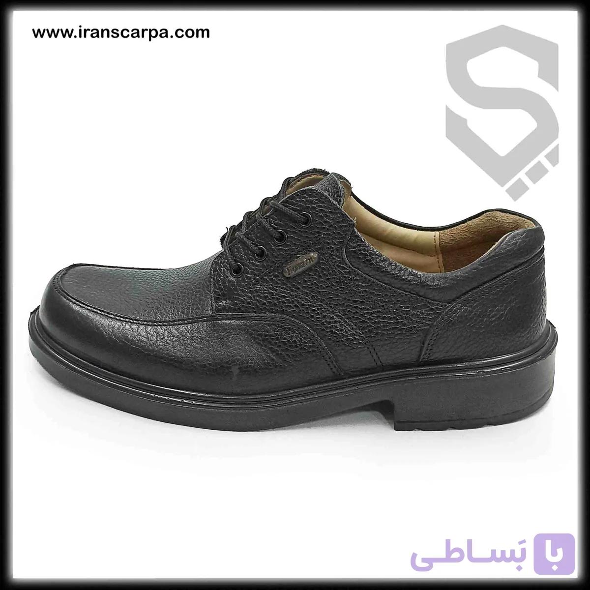 کفش چرم مردانه روزمره مدل ژسکا بی بند — تصویر 1
