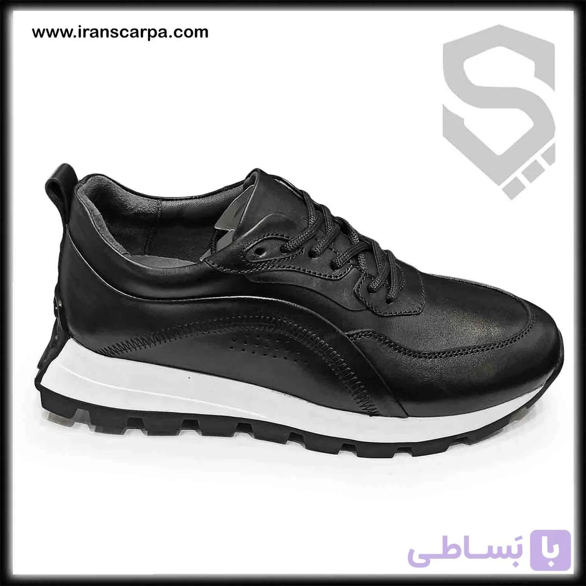 کفش چرم زنانه اسپرت مدل سول — تصویر 1