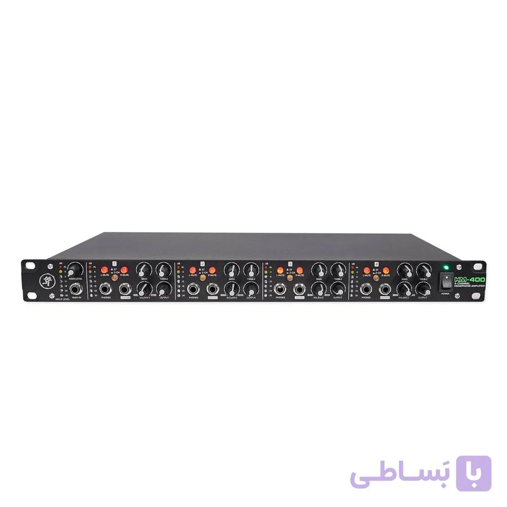 امپلیفایر و تقسیم کننده هدفون ‌Mackie HM-400 — تصویر 1