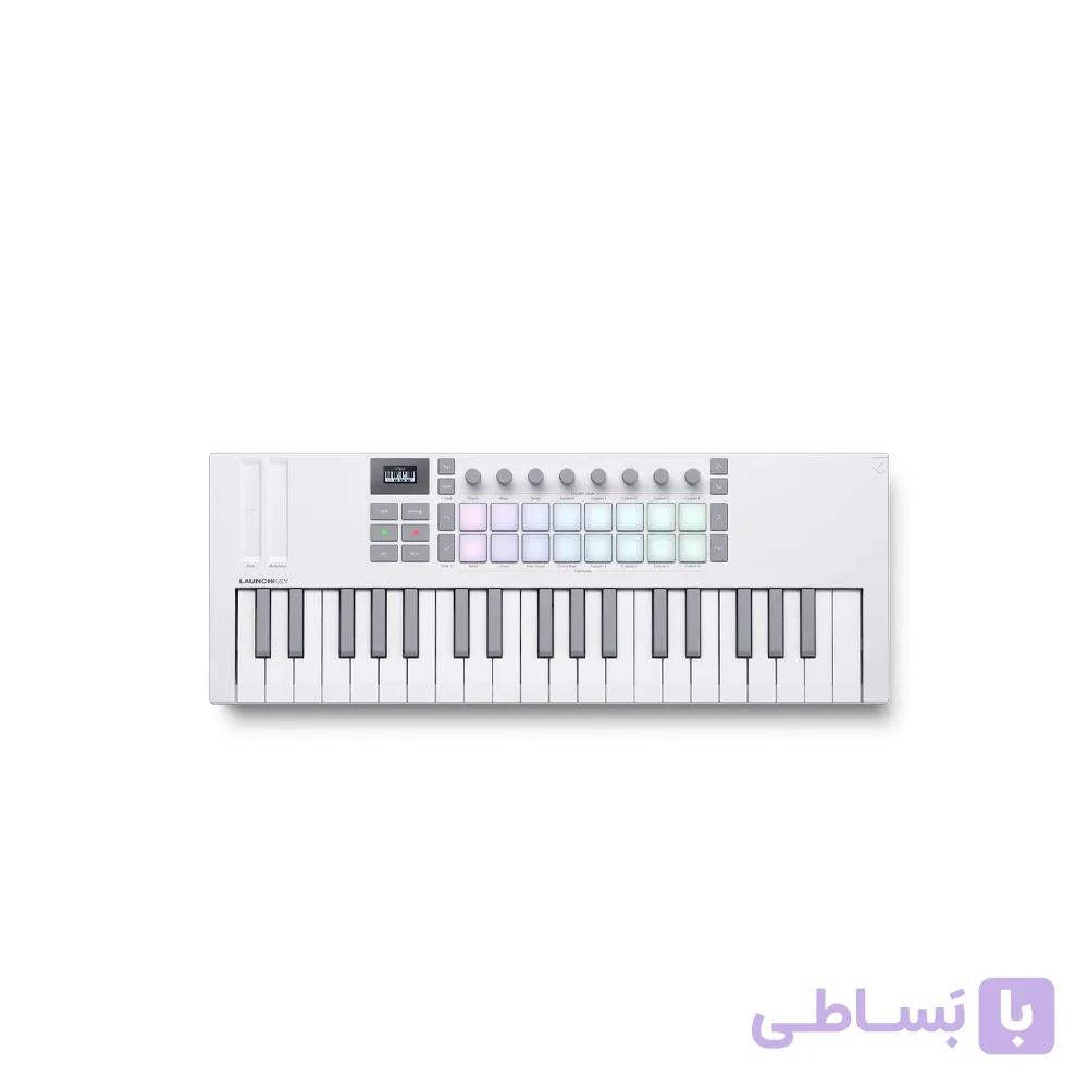میدی کیبورد کنترلر Novation Launchkey Mini 37 White MK4 — تصویر 1