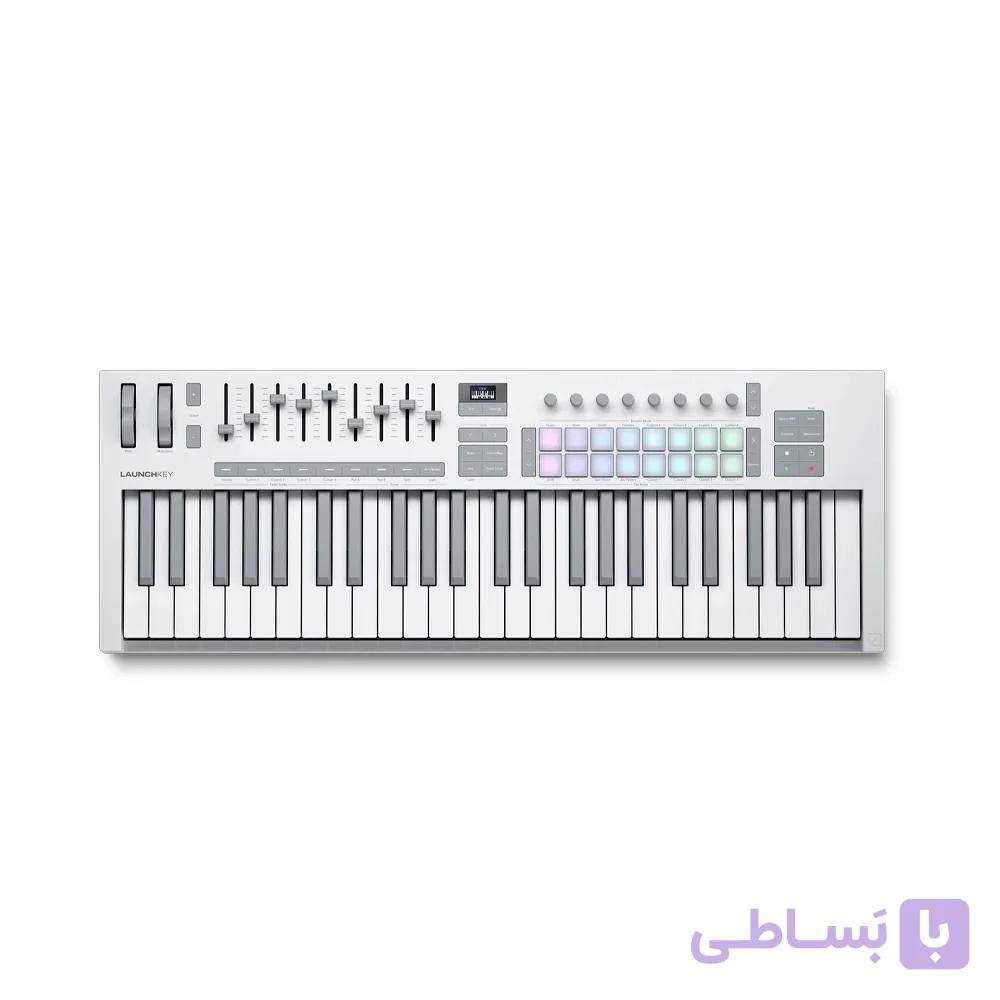میدی کیبورد کنترلر Novation Launchkey 49 White MK4 — تصویر 1