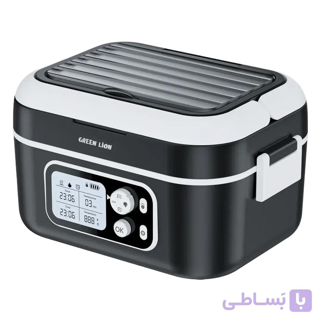 ظرف غذای برقی و شارژی گرین لاین مدل Green Lion GLB-35 Lunch Box — تصویر 1
