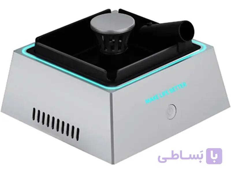 زیرسیگاری مکنده دار تصفیه هوا بدون دود و خوشبو کننده با نور LED مدل TS-20 — تصویر 1