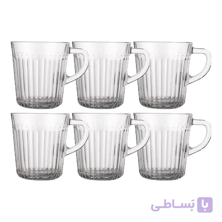 لیوان لیمون مدل دسته دار کد 2281 – 280 سی سی مجموعه 6 عددی — تصویر 1