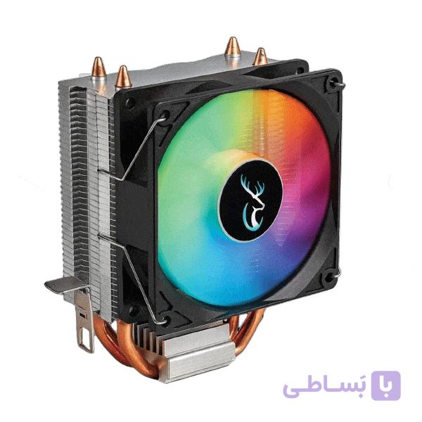 خنک کننده پردازنده اپتیموم مدل optimum P-90 RGB — تصویر 1