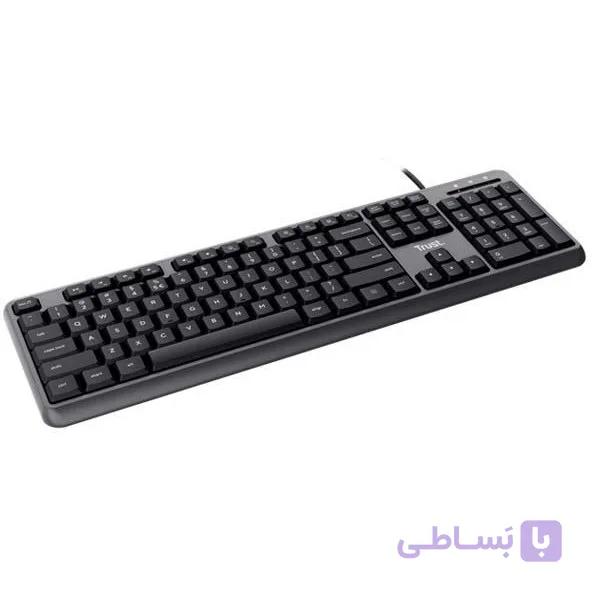 کیبورد با سیم تراست مدل ODY SILENT — تصویر 1