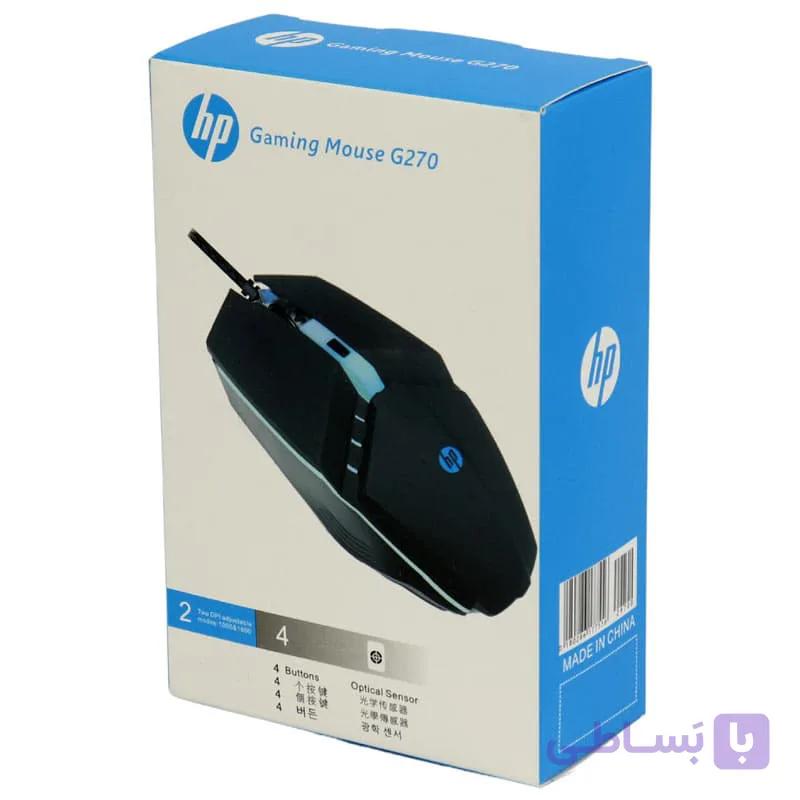 ماوس مخصوص بازی مدل HP G270 RGB — تصویر 1