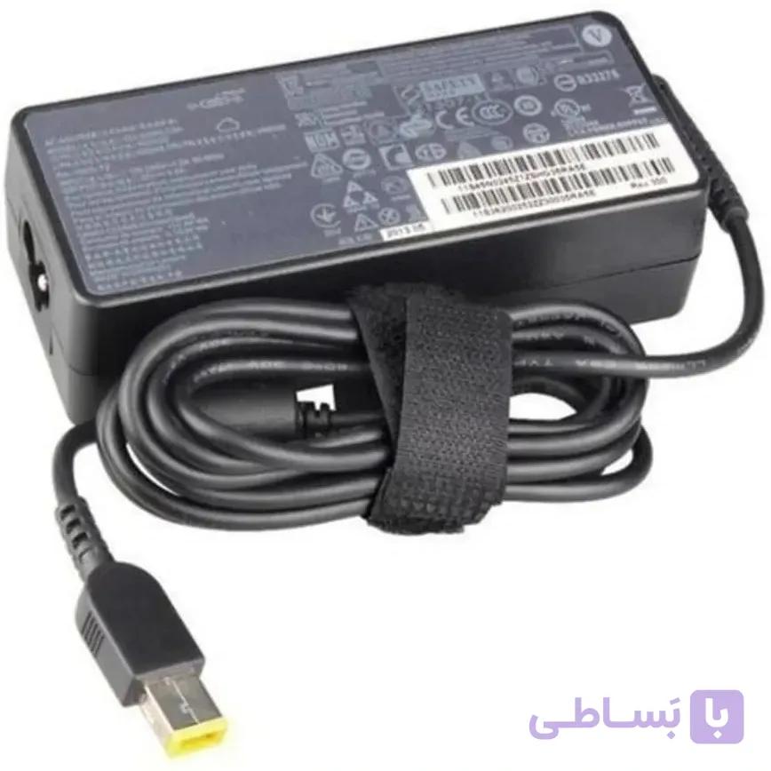 شارژر لپ تاپ LENOVO ظرفیت ۲۰ ولت ۳.۲۵ آمپر با سوکت USB