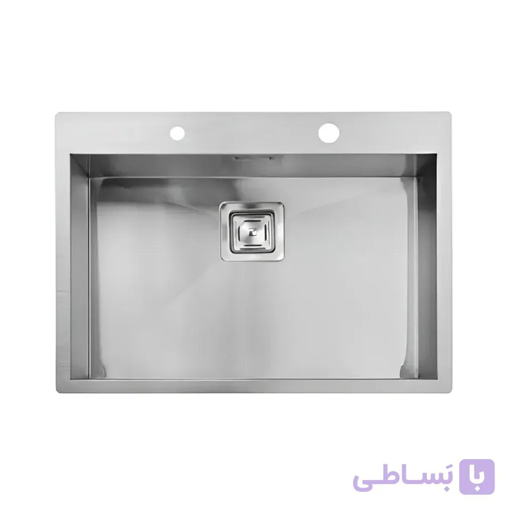 خرید سینک ظرفشویی باکسی اخوان مدل 336 | تک لگن بزرگ و عمیق