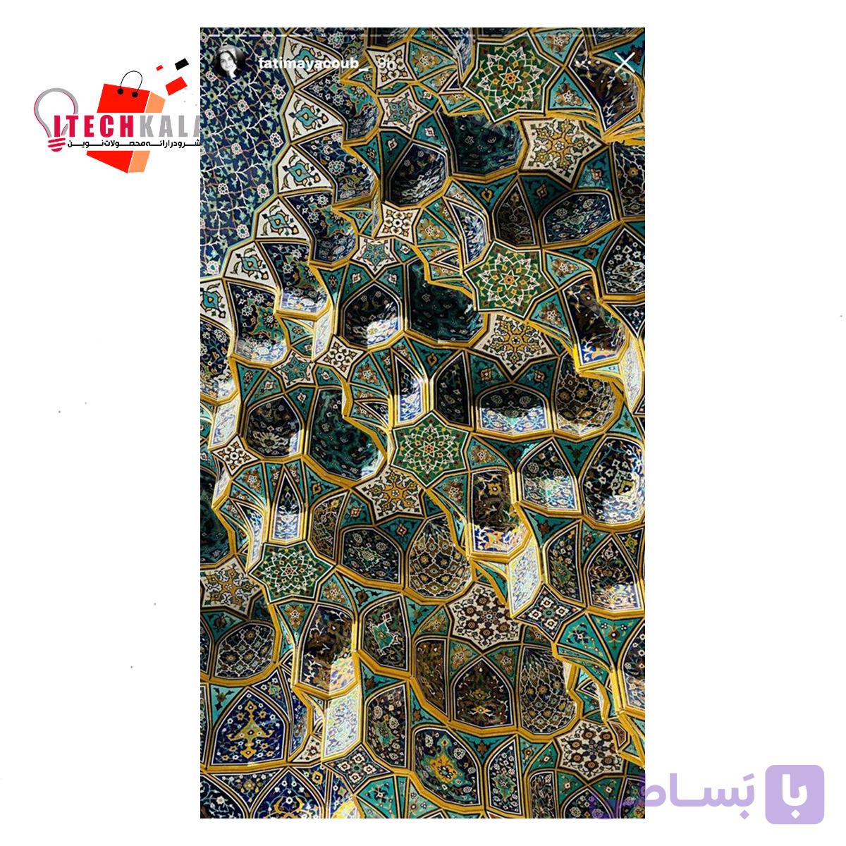 برچسب کاغذی پشت چسبدار طرح معماری ایرانی کد 1