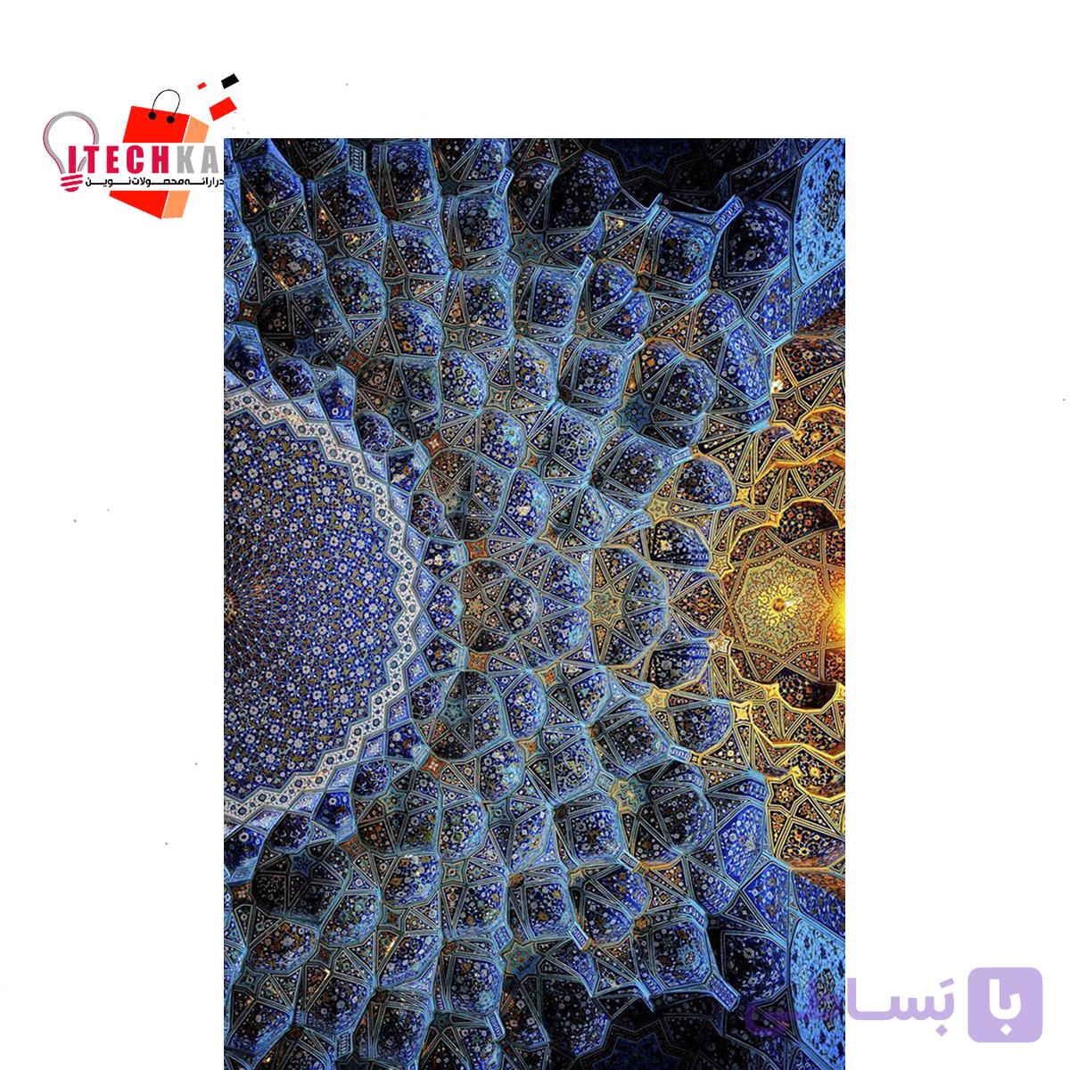برچسب کاغذی پشت چسبدار طرح معماری ایرانی کد 8