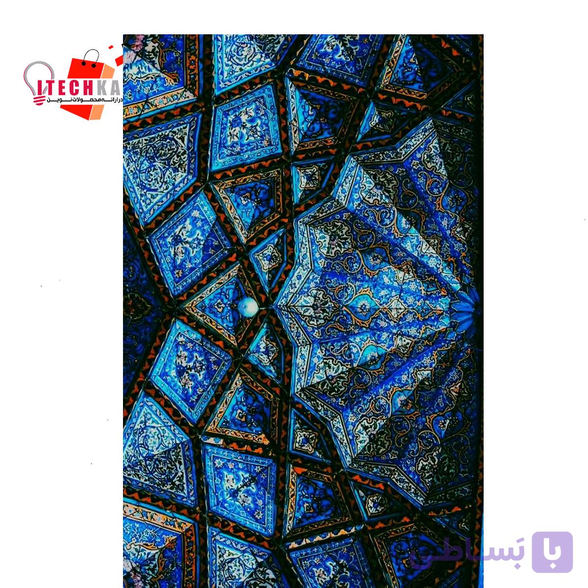 برچسب کاغذی پشت چسبدار طرح معماری ایرانی کد 7