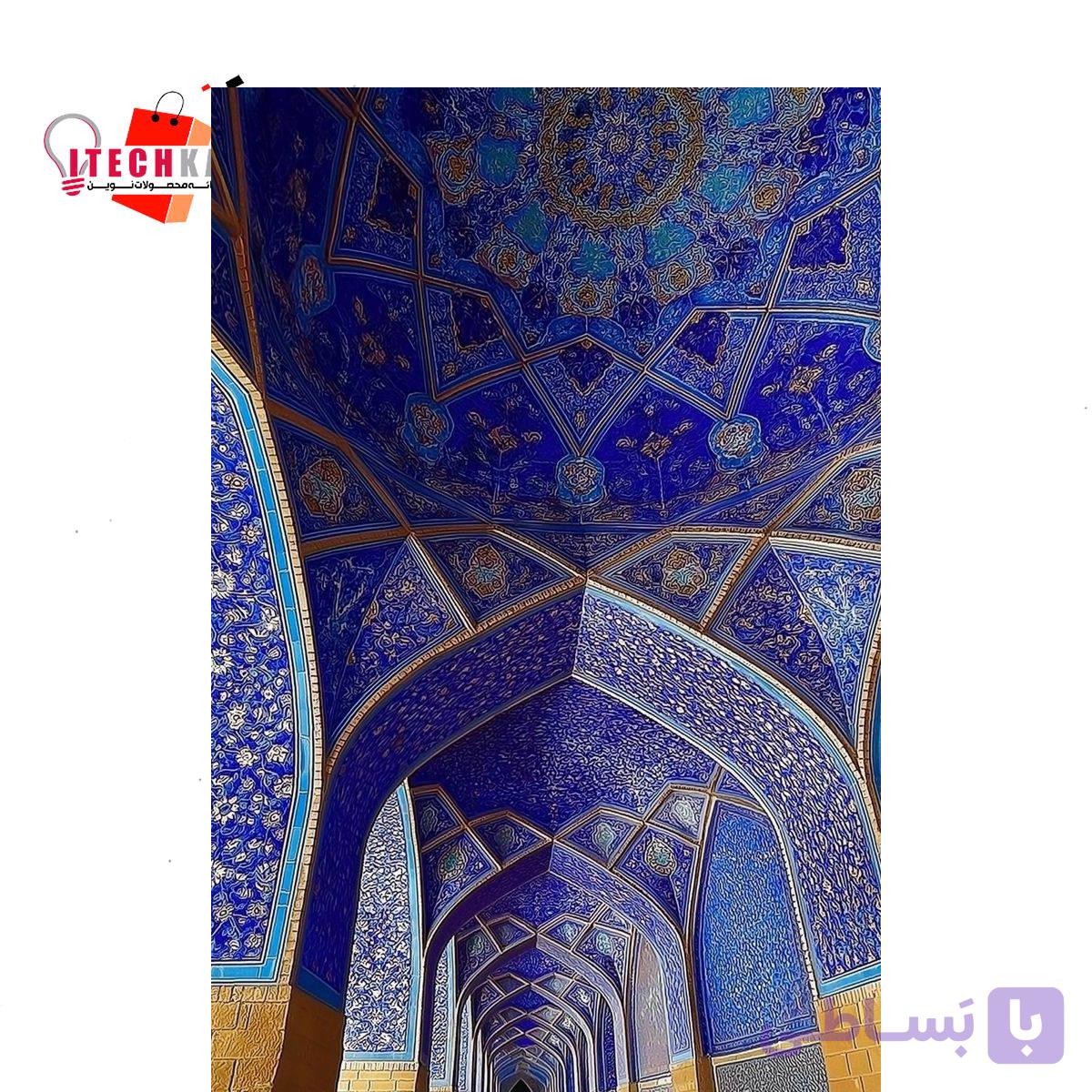 برچسب کاغذی پشت چسبدار طرح معماری ایرانی کد 3