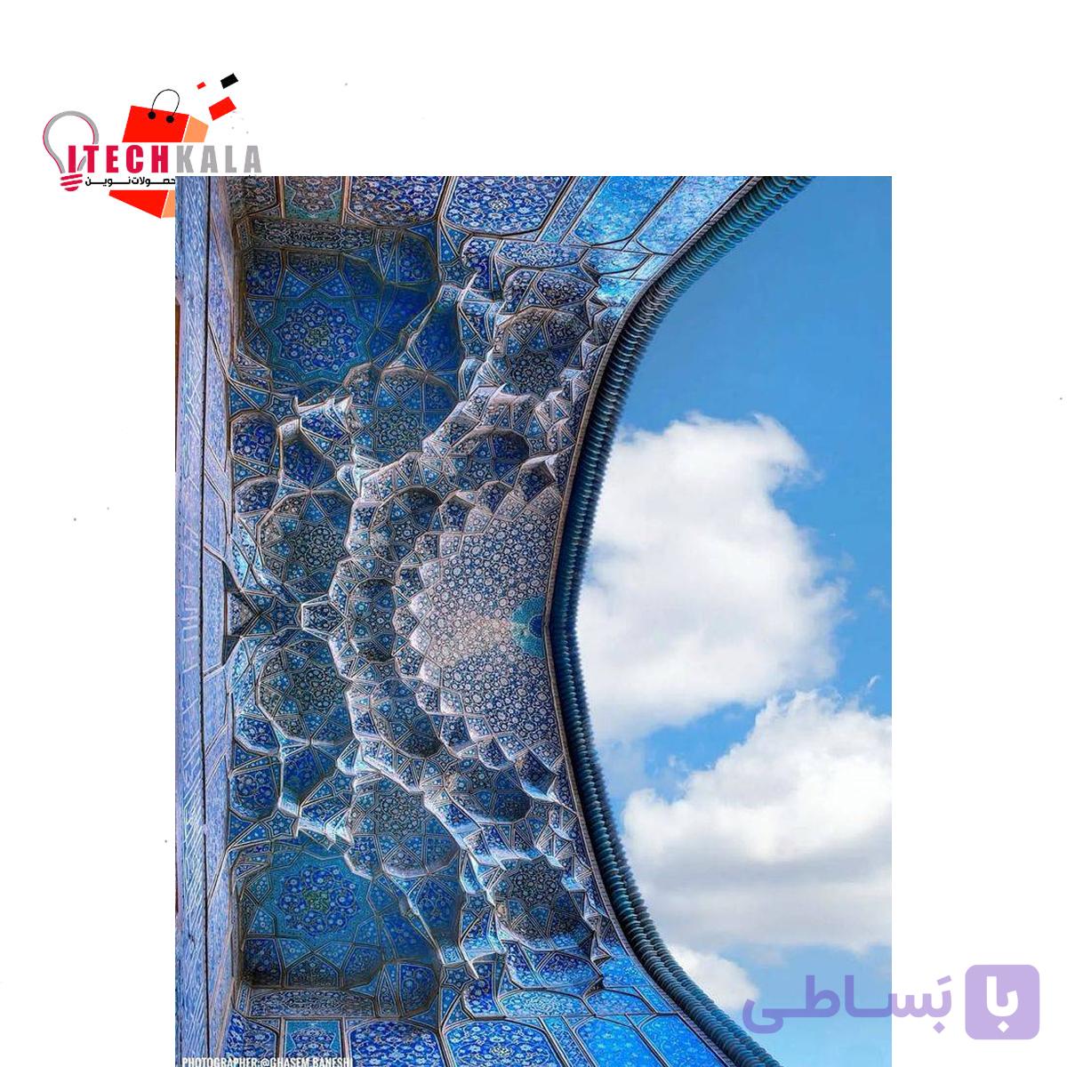 برچسب کاغذی پشت چسبدار طرح معماری ایرانی کد 11