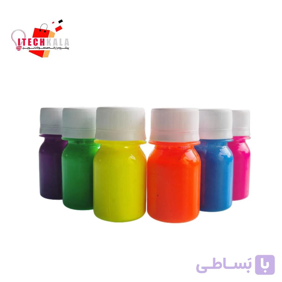 رنگ جوهری فلورسنت مخصوص رزین اپوکسی (6 رنگ) — تصویر 1