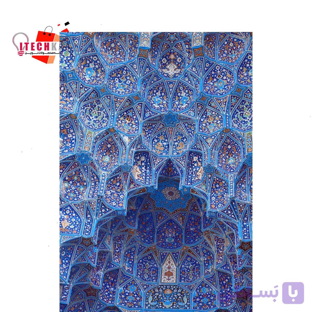 برچسب کاغذی پشت چسبدار طرح معماری ایرانی کد 2