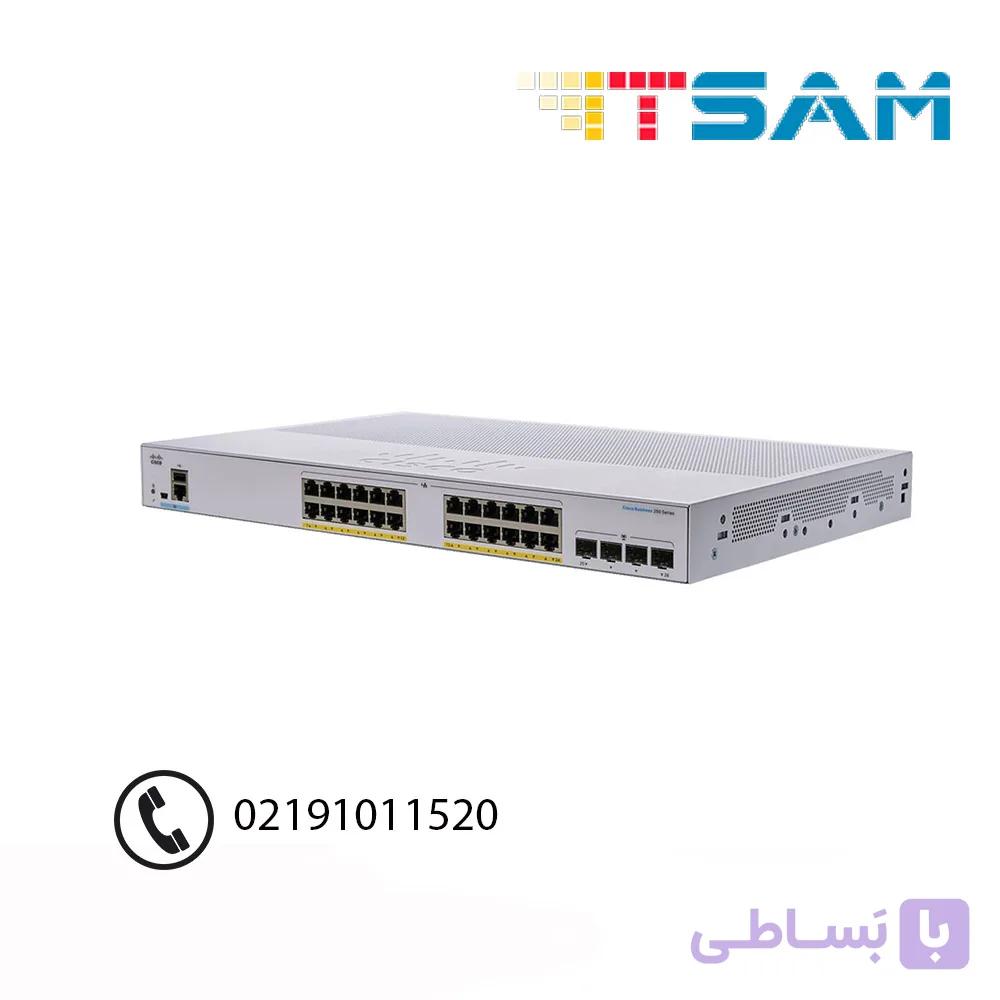 سوئیچ شبکه سیسکو 24 پورت مدل C1000-24T-4X-L