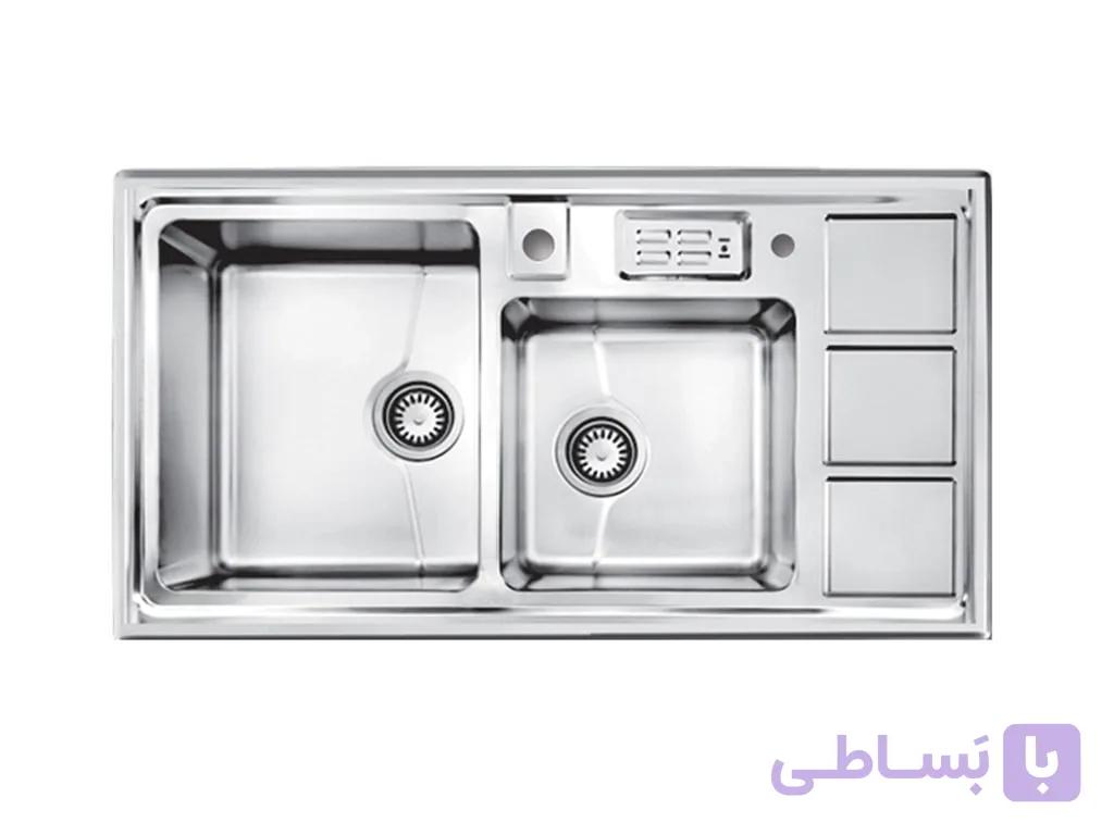 سینک اخوان مدل 328 باکسی توکار یکی از سینک های با کیفیت از محصولات اخوان - اخوان استور