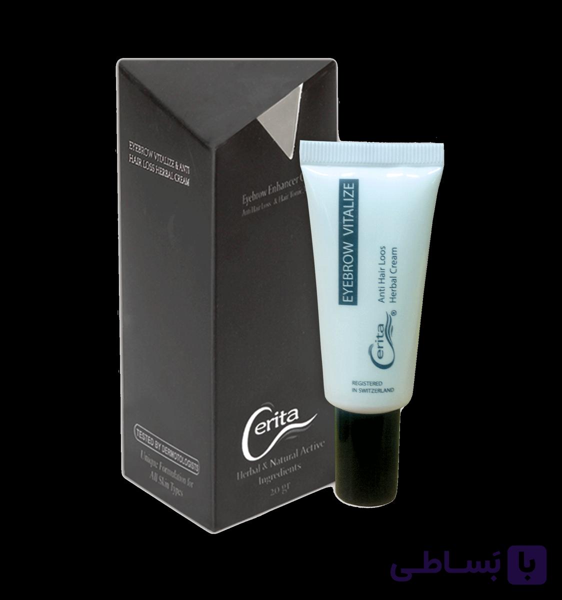 کرم گیاهی تقویت کننده و ضد ریزش ابرو سریتا — تصویر 1