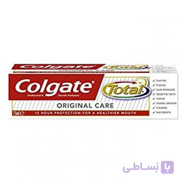 خمیر دندان کلگیت سری Total مدل Original Care حجم 75 میلی لیتر