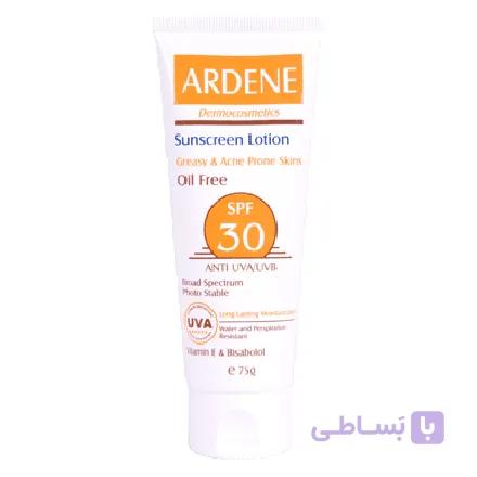 لوسیون ضد آفتاب فاقد چربی SPF30 آردن — تصویر 1