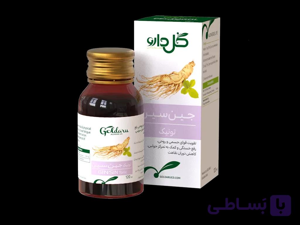 شربت تونیک جین سین گل دارو