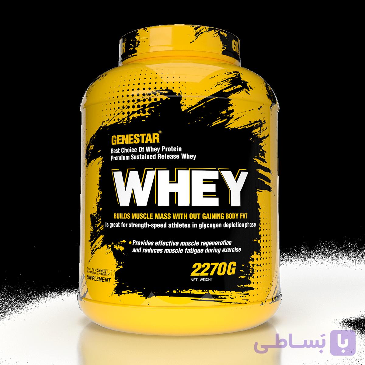 پودر وی پروتئین 2270 گرم ژن استار — تصویر 1