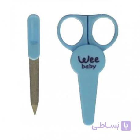 قیچی و سوهان کودک سبزآبی - Wee baby