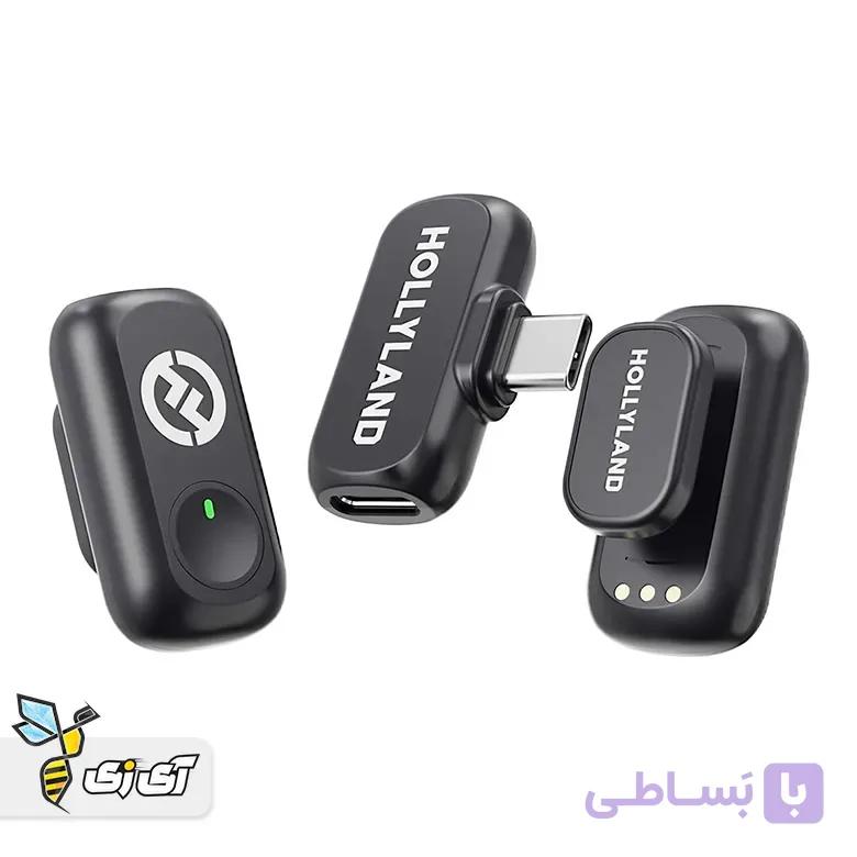 میکروفون بی‌سیم هالی لند Hollyland Lark A1 Mini Duo با کانکتور USB-C — تصویر 1