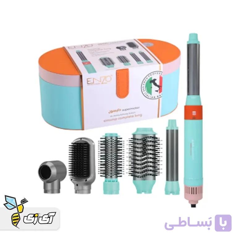 سشوار برس دار انزو ENZO EN-4133 دارای 6 سری قابل تعویض — تصویر 1