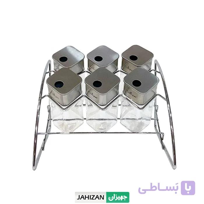 ست ادویه 6تایی یونیک مربع کد 1633