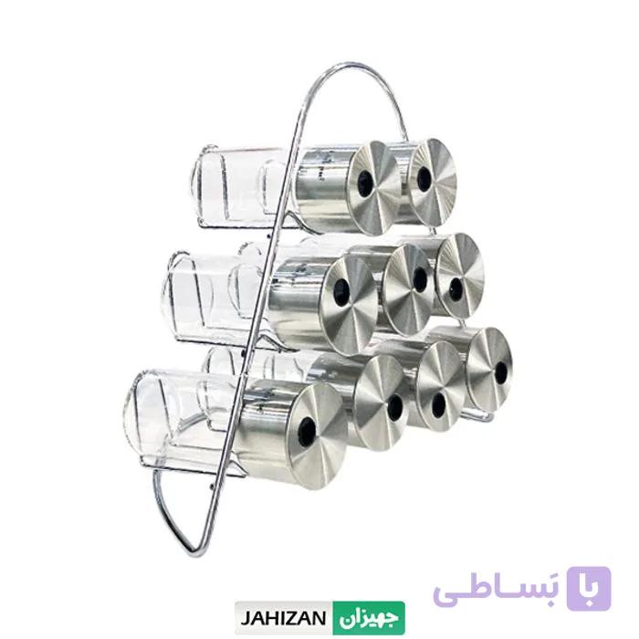 ست ادویه 9تایی گرد هرمی یونیک کد 1645